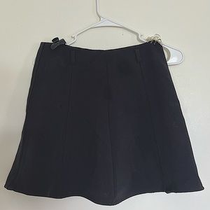Flare mini skirt | size M | color: black **Pre owned
